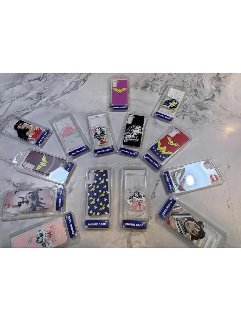 Lot of 34 DC Phone Cases Wonder Woman Superman Justice League New Galaxy